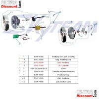 Phare avant LED pour Dax Skyteam Skymax 50-125cc Euro4 Bilder 1 Phare avant LED pour Dax Skyteam Skymax 50-125cc Euro4 Bilder 1