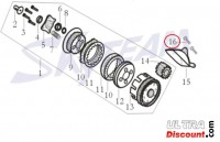 Vis pour séparateur d'huile pour embrayage de moteur Skyteam 125cc Bilder 1
