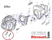 Goujon pour culasse pour Trex Skyteam 50-125cc Bilder 1