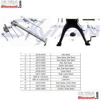 Béquille Latérale pour DAX Skyteam Skymax (6-6A) Bilder 2 Béquille Latérale pour DAX Skyteam Skymax (6-6A) Bilder 2