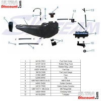 Jauge d'essence pour Skyteam DAX Bilder 1