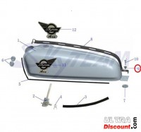 Entretoise pour fixation du réservoir Skyteam Ace Bilder 1