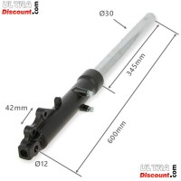 Paire de bras fourche Ø30 pour Dax Skyteam Skymax NOIR Bilder 1 Paire de bras fourche Ø30 pour Dax Skyteam Skymax NOIR Bilder 1