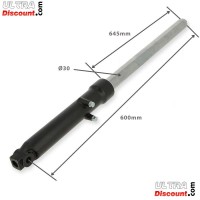 Bras de fourche Droit Ø30 pour Skyteam Skymax (Noir) Bilder 1 Bras de fourche Droit Ø30 pour Skyteam Skymax (Noir) Bilder 1