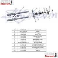 Té de fourche supérieur pour Dax Skyteam Skymax Bilder 1 Té de fourche supérieur pour Dax Skyteam Skymax Bilder 1