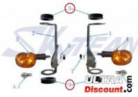 Joint en caoutchouc pour support de phare Skyteam V-Raptor Bilder 1