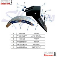 Support plaque d'immatriculation arrière Skymax Skyteam Bilder 2