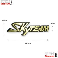 Logo SkyTeam autocollant en plastique pour réservoir Skymini