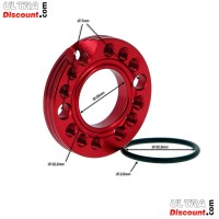 Adaptateur de Pipe d'Admission 28mm Rouge pour Dax 110cc - 125cc Bilder 1