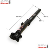 Bras de fourche FASTACE 645mm, axe 12mm - Noir Bilder 1