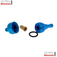 Filtre à Essence Démontable HAUTE QUALITE Bleu pour Quads Bashan BS200S-3 (Type 1)