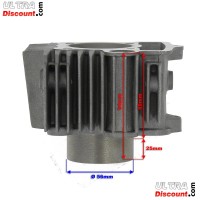 Kit Cylindre Aluminium pour Quad 110cc (1P52FMH)
