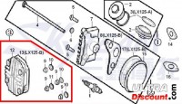 Couvercle de culasse complet 125cc pour Bubbly Skyteam Bilder 1