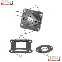 Pipe d'Admission en Aluminium pour Carburateur Haute Pression 16mm de Pocket Bike Bilder 1 Pipe d'Admission en Aluminium pour Carburateur Haute Pression 16mm de Pocket Bike Bilder 1