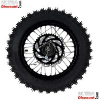 Roue Arrière Complète 12'' Noire pour Dirt Bike AGB29 Bilder 2 Roue Arrière Complète 12'' Noire pour Dirt Bike AGB29 Bilder 2