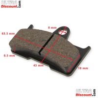 Plaquette de frein dirt bike type 10 Bilder 1 Plaquette de frein dirt bike type 10 Bilder 1