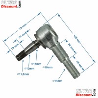 Rotule de suspension supèrieure pour Quad Shineray 150cc Bilder 1 Rotule de suspension supèrieure pour Quad Shineray 150cc Bilder 1