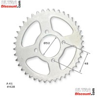 Couronne renforcée de 41 dents pour dirt (modèle 2, Pas : 428) Bilder 1