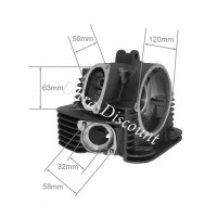 Culasse pour moteur de quad Bashan 300cc (BS300S-18) Bilder 3