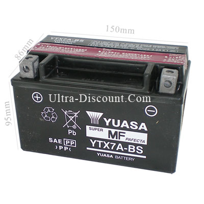Batterie YUASA pour scooter Baotian BT49QT-9 Bilder 1