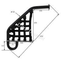 Marche pieds Gauche pour Quad Shineray 250cc ST-9E Bilder 1