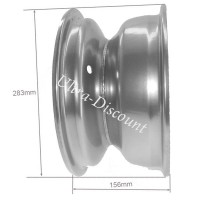 Jante Avant en Tole pour Quad Shineray 150cc XY150STE (Argent) Bilder 2