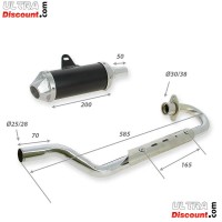 Pot d'Échappement Racing en Inox pour Dirt Bike 200cc AGB30 Bilder 1 Pot d'Échappement Racing en Inox pour Dirt Bike 200cc AGB30 Bilder 1