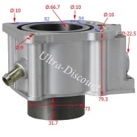 Cylindre quad Shineray 250 cc ST-9E (type 2) Bilder 1 Cylindre quad Shineray 250 cc ST-9E (type 2) Bilder 1