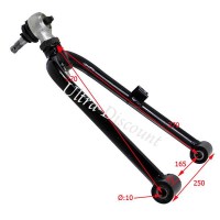 Bras de suspension supèrieur Droit pour Quad 300 Shineray ST-4E Bilder 1