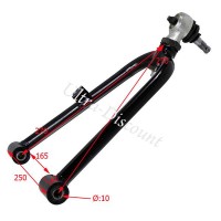 Bras de suspension supèrieur Gauche pour Quad 300 Shineray ST-4E Bilder 1