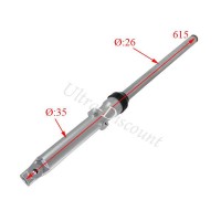 Bras de fourche Droit Ø26 Dax Skyteam 50cc 125cc Type2 Bilder 1