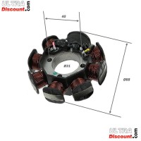 Stator moteur vertical 125, 150, 200, 250 Lifan Bilder 1 Stator moteur vertical 125, 150, 200, 250 Lifan Bilder 1