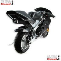 Pocket Bike 49cc noir avec optique avant Bilder 3