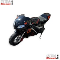 Pocket Bike 49cc noir avec optique avant Bilder 2 Pocket Bike 49cc noir avec optique avant Bilder 2