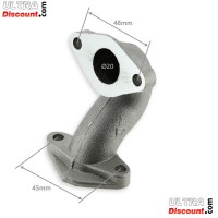 pipe admission 20mm moteur 4 temps 50cc à 125cc Bilder 1 pipe admission 20mm moteur 4 temps 50cc à 125cc Bilder 1