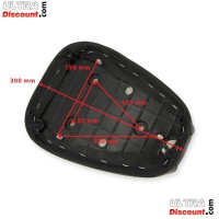 Selle noir pour scooter Citycoco Bilder 1