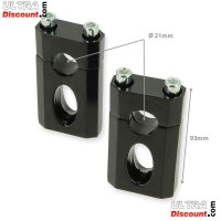 Té de fourche complet 45x48x160 pour dirt bike (type 3) - NOIR Bilder 1