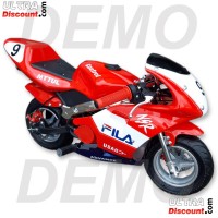 Carenage Pocket bike 47 49cc (Rouge-Bleu-Blanc) Bilder 1