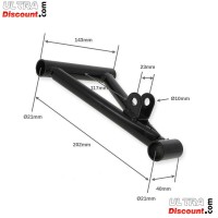 Triangle de Suspension pour mini Quad Bigfoot (200mm) Bilder 1 Triangle de Suspension pour mini Quad Bigfoot (200mm) Bilder 1