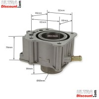 Cylindre quad 200cc à refroidissement liquide (Ø63.5) (type2) Bilder 1