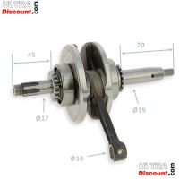Vilebrequin dirt bike 107-110cc moteur 1P52FMI Bilder 1 Vilebrequin dirt bike 107-110cc moteur 1P52FMI Bilder 1