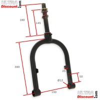 Fourche complète Mini Citycoco (280mm) Bilder 1