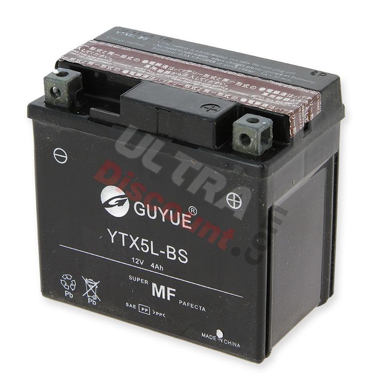 Batterie d'allumage pour Dax (12v-4Ah) YTX5L-BS, Pièces Dax Skymax