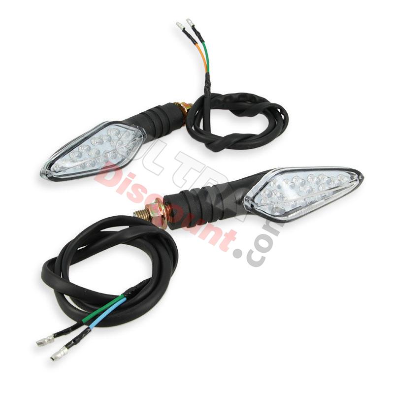 Paire de Clignotants à Leds Quad Bashan BS250S-11, Bashan 250cc BS250S11 Paire de Clignotants à Leds Quad Bashan BS250S-11, Bashan 250cc BS250S11