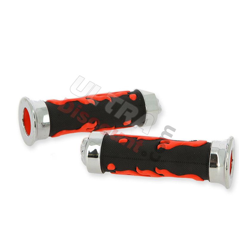 Poignée antidérapante Flamme (Rouge-Noire) Type 3 Polini 911-GP3, Pièces Polini 911 GP3 Poignée antidérapante Flamme (Rouge-Noire) Type 3 Polini 911-GP3, Pièces Polini 911 GP3