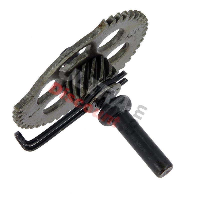 Arbre de Kick avec Pignon pour Scooter Chinois GY6 125cc-150cc, Pièces scooter chinois Arbre de Kick avec Pignon pour Scooter Chinois GY6 125cc-150cc, Pièces scooter chinois