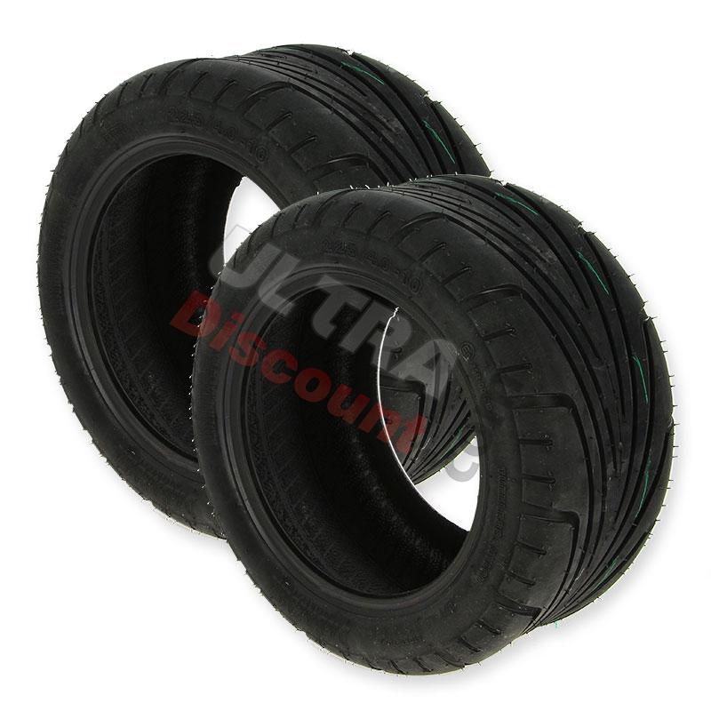Paire de Pneus Arrière Route 225-40-10 pour Quads Shineray 250STXE, Pièces Shineray 250 STXE
