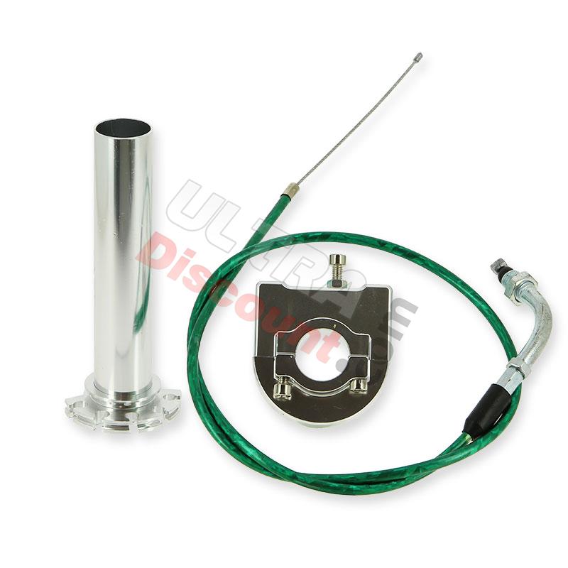Tirage rapide de qualité (Alu) + Cable, Pièces YAMAHA PW50 Tirage rapide de qualité (Alu) + Cable, Pièces YAMAHA PW50