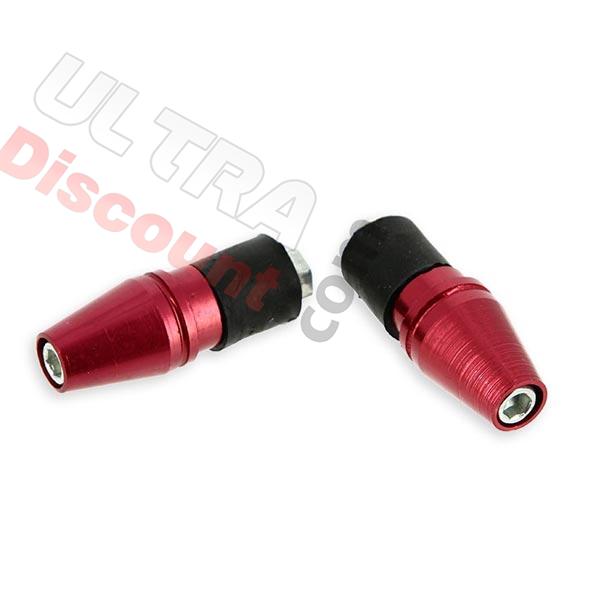 Embout de guidon Tuning Rouge (type5), Pièces YAMAHA PW80 Embout de guidon Tuning Rouge (type5), Pièces YAMAHA PW80
