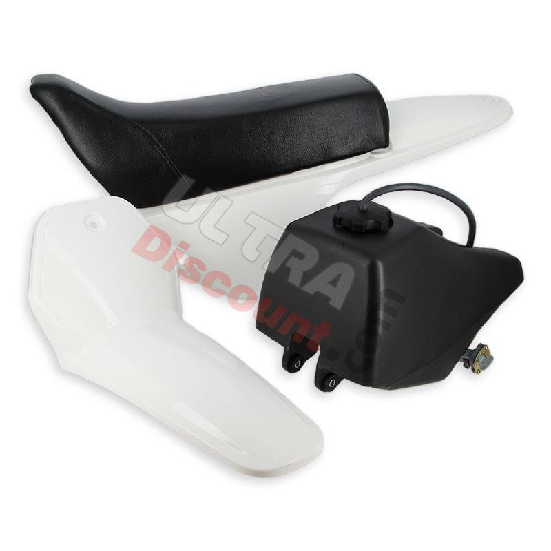 Carénage Complet pour Yamaha PW80 (Blanc), Pièces YAMAHA PW80 Carénage Complet pour Yamaha PW80 (Blanc), Pièces YAMAHA PW80